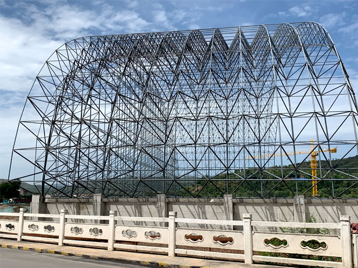 磐石山寨矿储煤棚网架